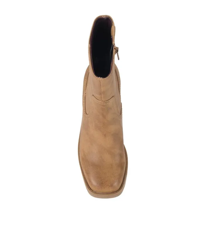 Women Baretraps Booties Mckenna Mid Calf Boot Sandstone Women Baretraps Booties Mckenna Mid Calf Boot Sandstone