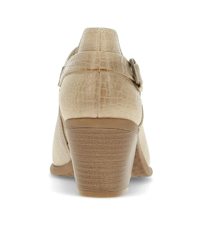 Women Baretraps Booties Yanah Block Heel Ankle Bootie Buff Women Baretraps Booties Yanah Block Heel Ankle Bootie Buff