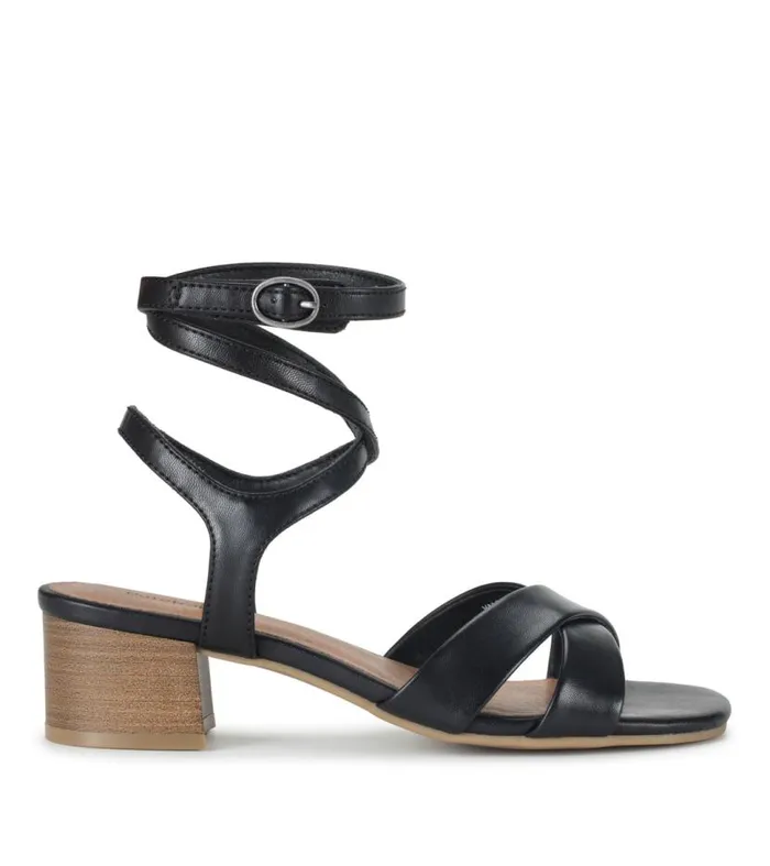 Women Baretraps Classic Comfort Sandals Valerie Block Heel Sandal Black
