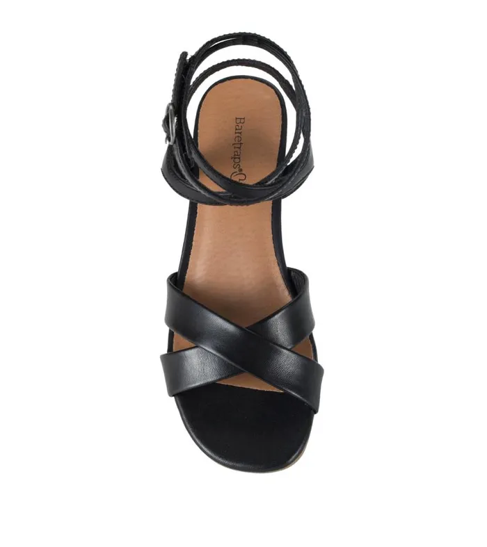 Women Baretraps Classic Comfort Sandals Valerie Block Heel Sandal Black