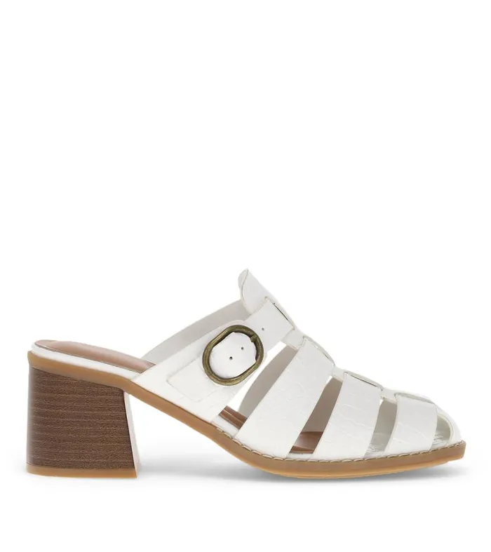 Women Baretraps Classic Comfort Sandals Whitnie Block Heel Sandal Cream Women Baretraps Classic Comfort Sandals Whitnie Block Heel Sandal Cream