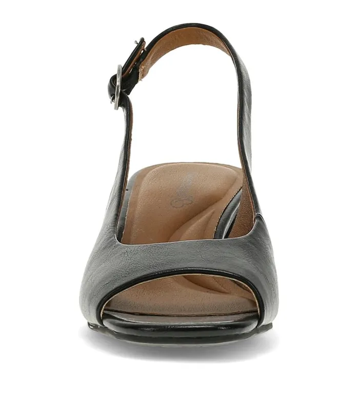 Women Baretraps Dress Shoes Promise Peep Toe Slingback Pump Black Women Baretraps Dress Shoes Promise Peep Toe Slingback Pump Black