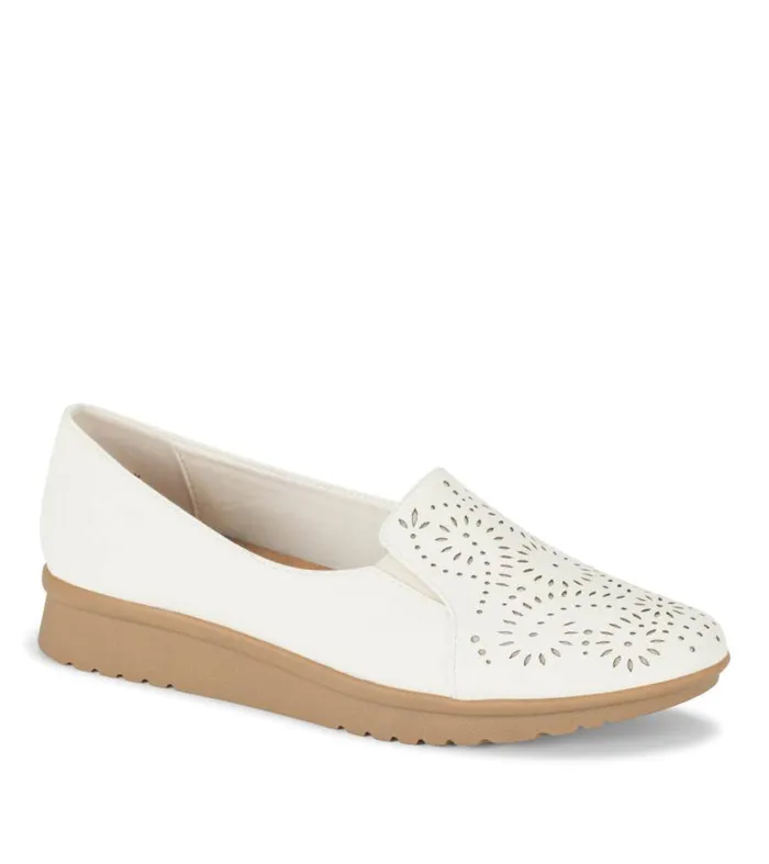 Women Baretraps Flats and Loafers Amry Slip On Loafer Cream