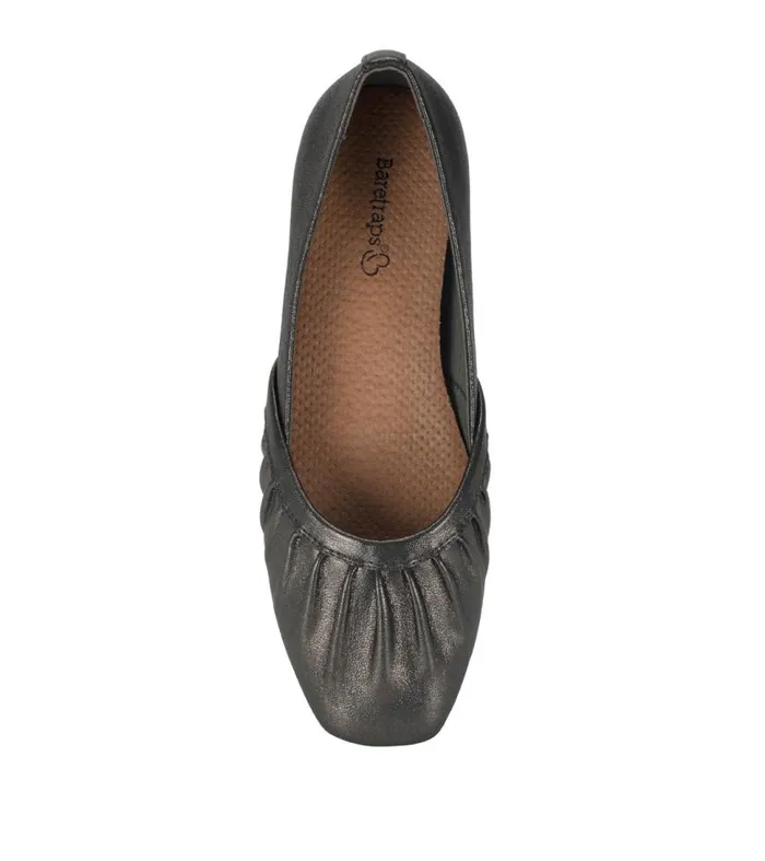 Women Baretraps Flats and Loafers Charlie Flat Gunmetal Women Baretraps Flats and Loafers Charlie Flat Gunmetal