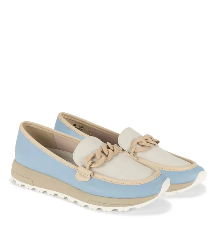 Women Baretraps Flats and Loafers Gael Loafer Island Blue Multi Women Baretraps Flats and Loafers Gael Loafer Island Blue Multi