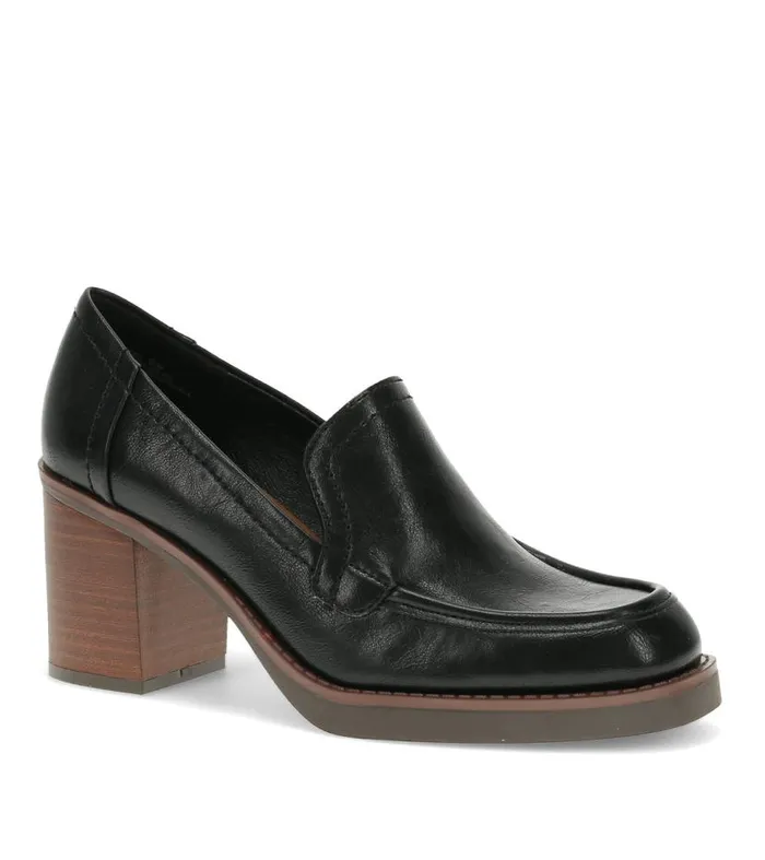 Women Baretraps Flats and Loafers Gretel Block Heel Loafer Black
