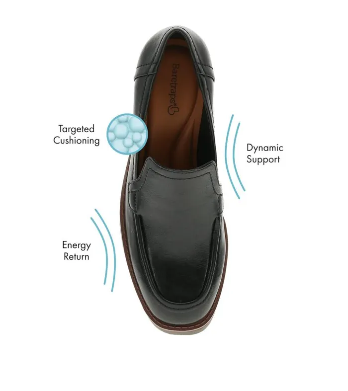 Women Baretraps Flats and Loafers Gretel Block Heel Loafer Black Women Baretraps Flats and Loafers Gretel Block Heel Loafer Black