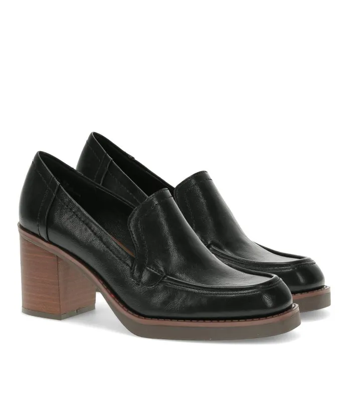 Women Baretraps Flats and Loafers Gretel Block Heel Loafer Black Women Baretraps Flats and Loafers Gretel Block Heel Loafer Black