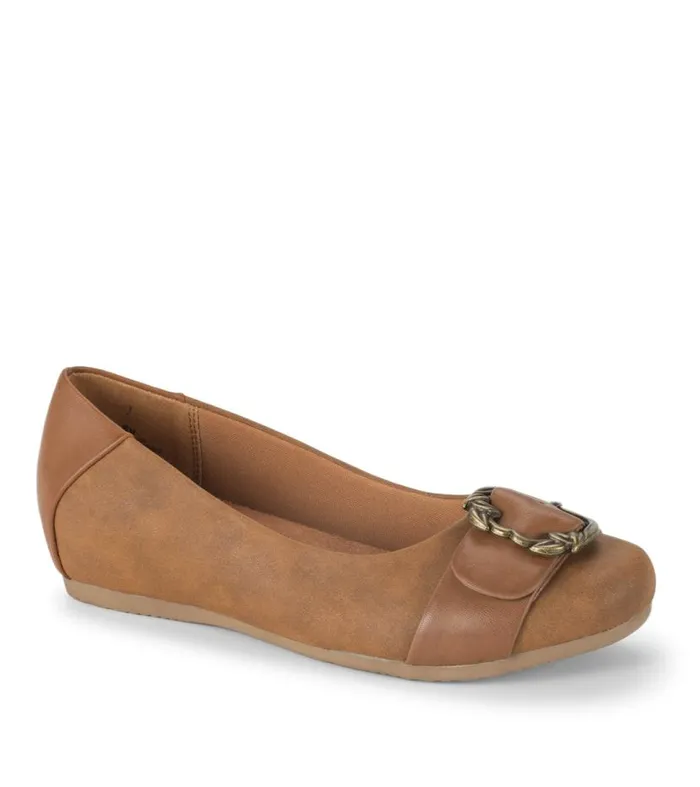 Women Baretraps Flats and Loafers Milady Flat Cognac