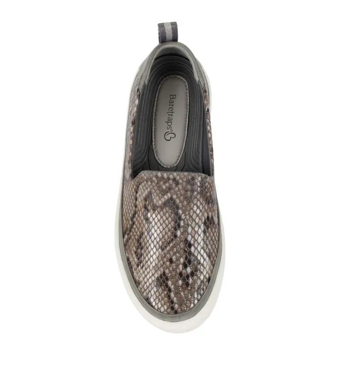 Women Baretraps Flats and Loafers Nevin Slip On Sneaker Slate Snake Women Baretraps Flats and Loafers Nevin Slip On Sneaker Slate Snake