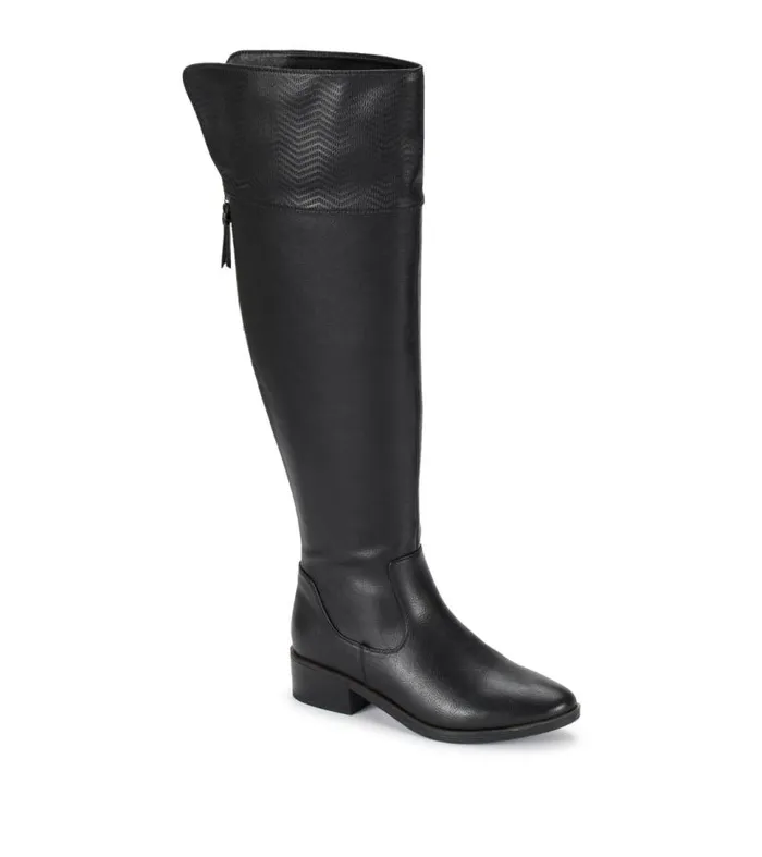 Women Baretraps Knee High Boots Marcela Wide Calf Over The Knee Boot Black