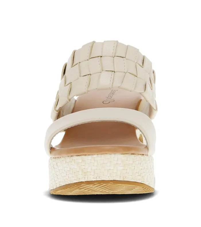 Women Baretraps Slides and Slip On Sandals Mavis Block Heel Slide Sandal Cream Women Baretraps Slides and Slip On Sandals Mavis Block Heel Slide Sandal Cream