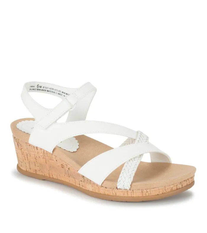 Women Baretraps Wedge Sandals Farah Wedge Sandal White