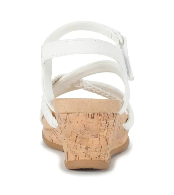 Women Baretraps Wedge Sandals Farah Wedge Sandal White Women Baretraps Wedge Sandals Farah Wedge Sandal White