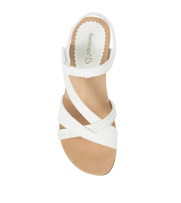 Women Baretraps Wedge Sandals Farah Wedge Sandal White Women Baretraps Wedge Sandals Farah Wedge Sandal White