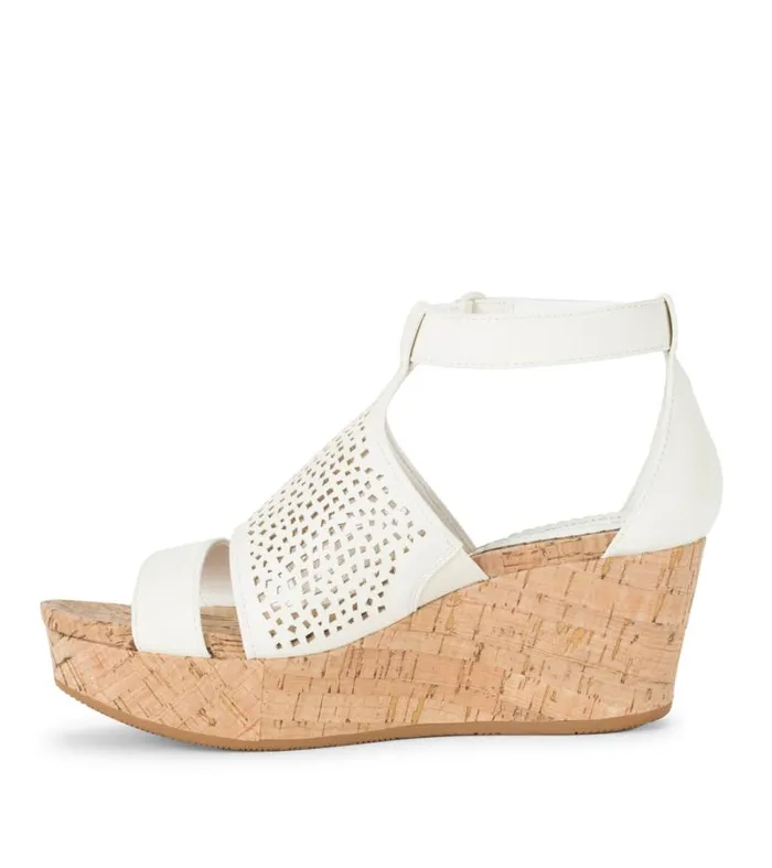 Women Baretraps Wedge Sandals Raisie Wedge Sandal Cream Women Baretraps Wedge Sandals Raisie Wedge Sandal Cream