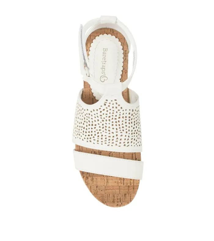 Women Baretraps Wedge Sandals Raisie Wedge Sandal Cream Women Baretraps Wedge Sandals Raisie Wedge Sandal Cream