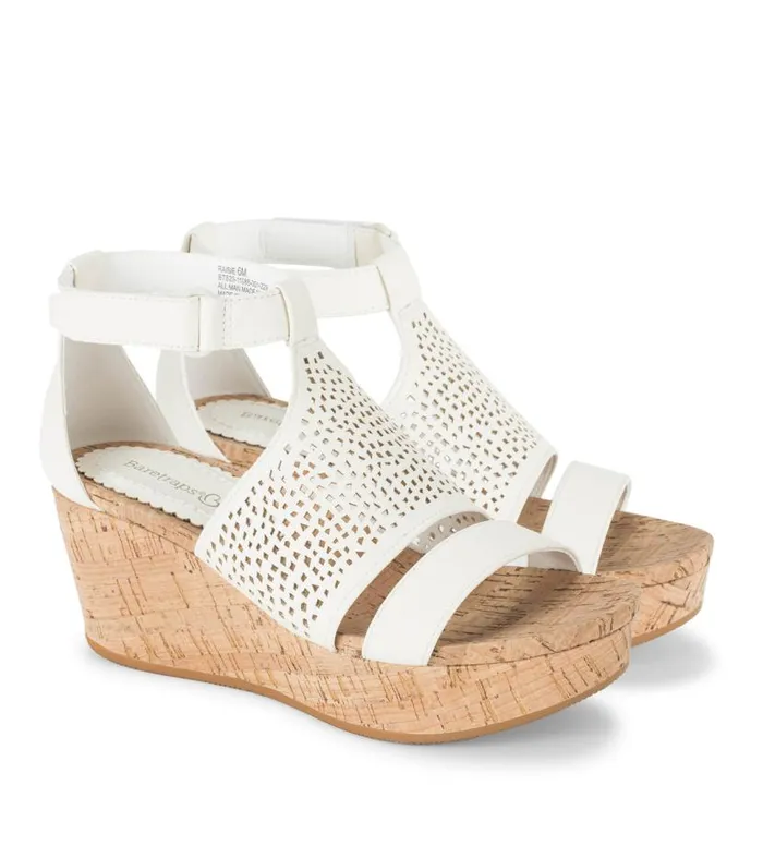 Women Baretraps Wedge Sandals Raisie Wedge Sandal Cream Women Baretraps Wedge Sandals Raisie Wedge Sandal Cream