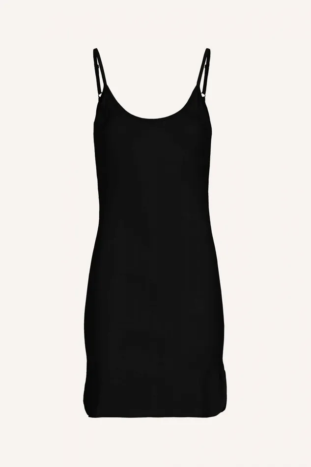 Women Basic Underdress Black Bybar Dresses