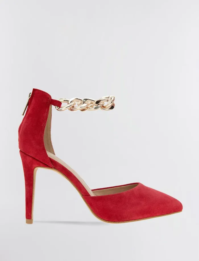 Women BCBG Shoes Haindi Pump Lipstick Suede