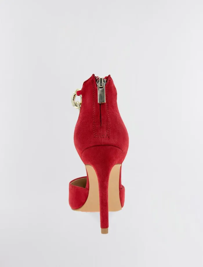 Women BCBG Shoes Haindi Pump Lipstick Suede