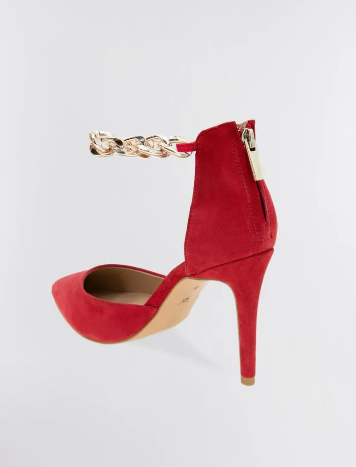 Women BCBG Shoes Haindi Pump Lipstick Suede