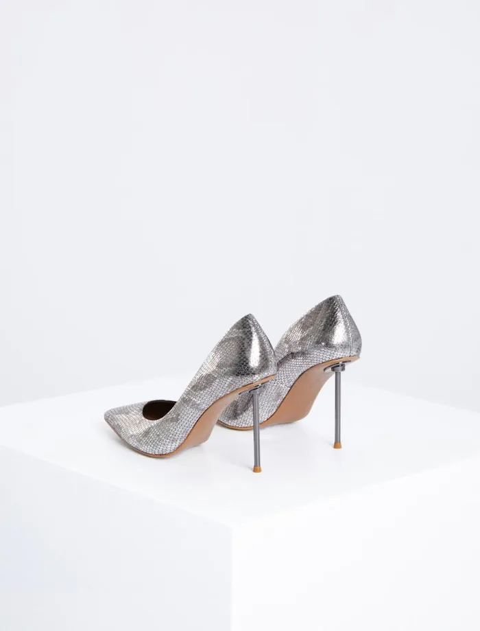 Women BCBG Shoes Marain Pump Heel Graphite Snake