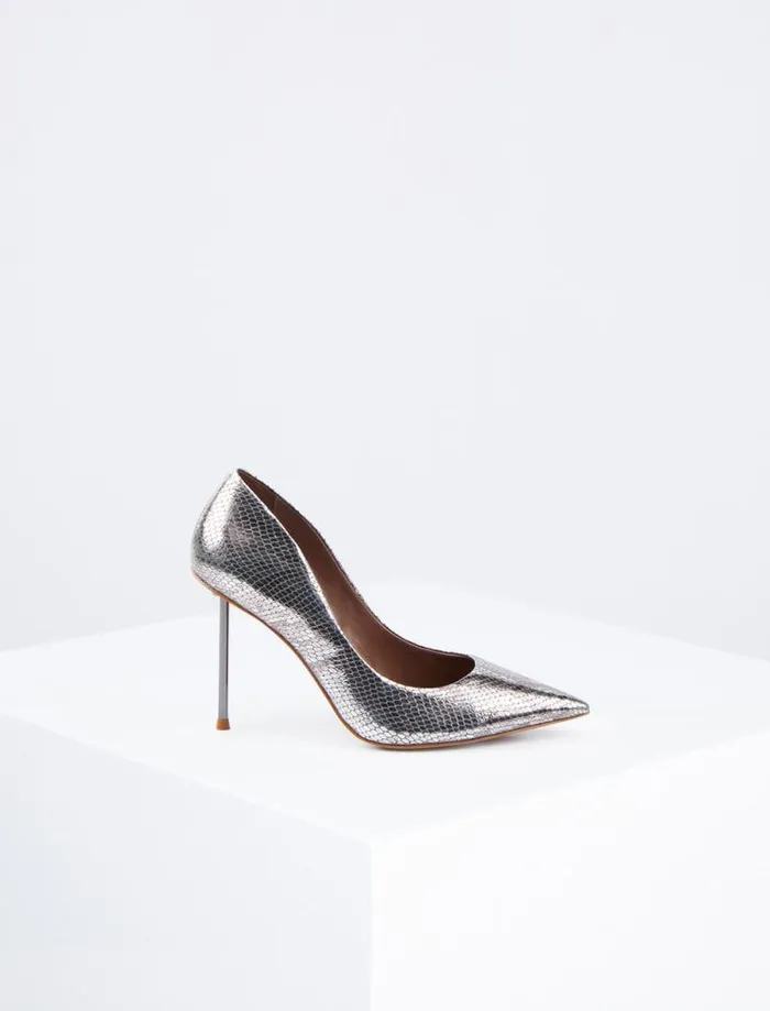 Women BCBG Shoes Marain Pump Heel Graphite Snake