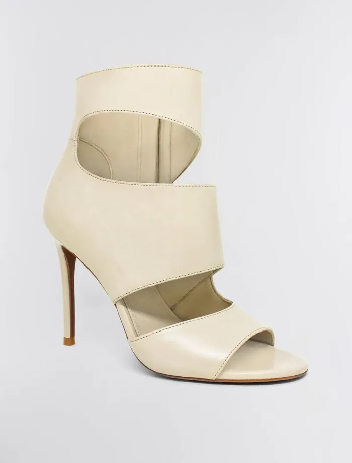 Women BCBG Shoes Surali CutOut Heel Coconut