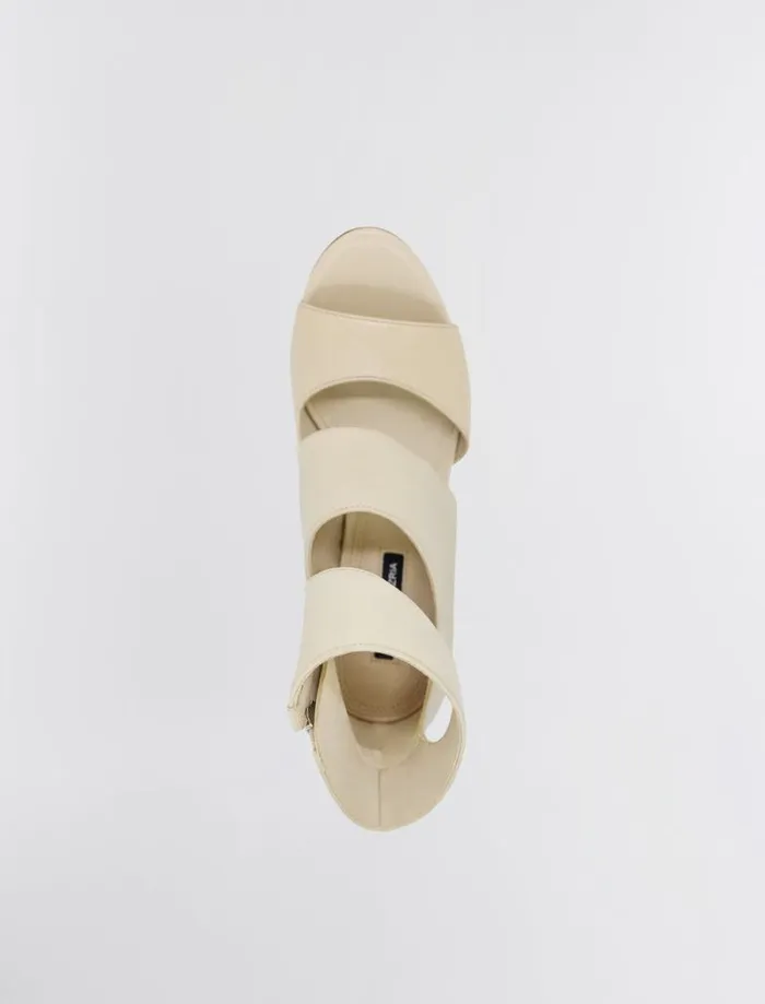 Women BCBG Shoes Surali CutOut Heel Coconut
