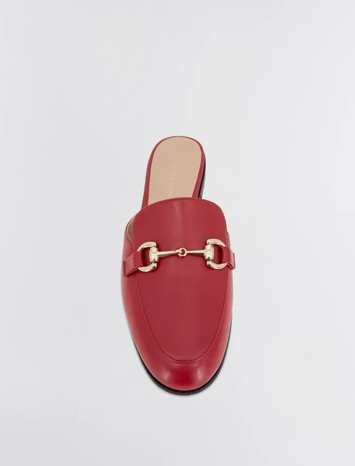 Women BCBG Shoes Zorie Loafer Mule Lipstick Women BCBG Shoes Zorie Loafer Mule Lipstick