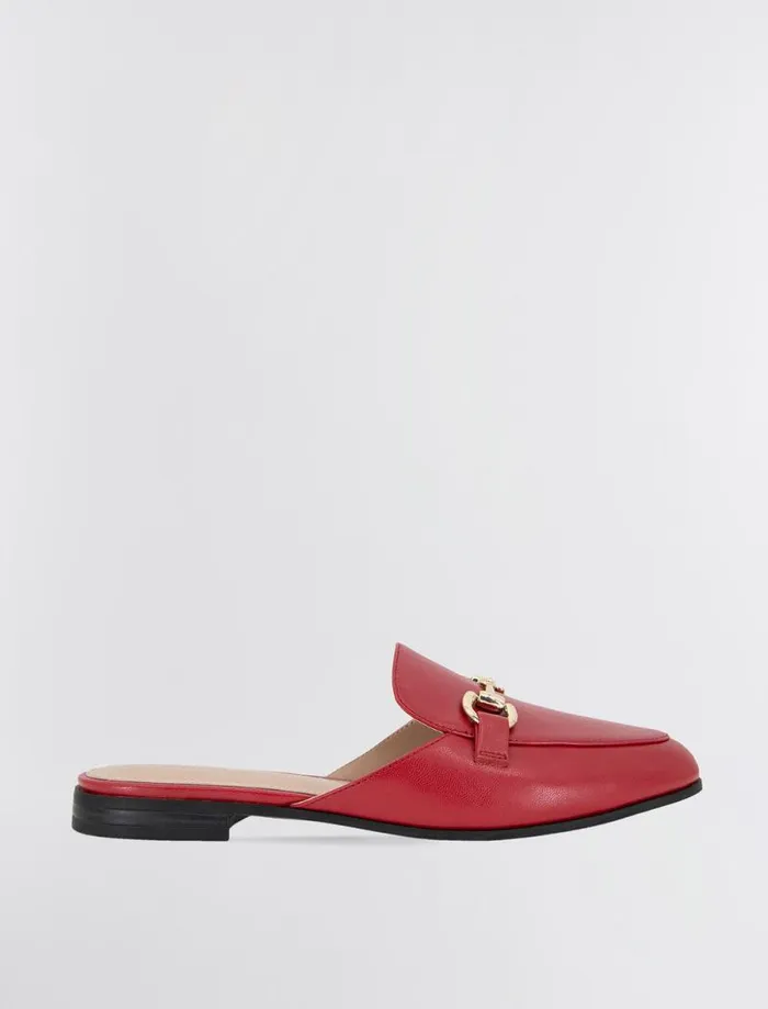 Women BCBG Shoes Zorie Loafer Mule Lipstick Women BCBG Shoes Zorie Loafer Mule Lipstick