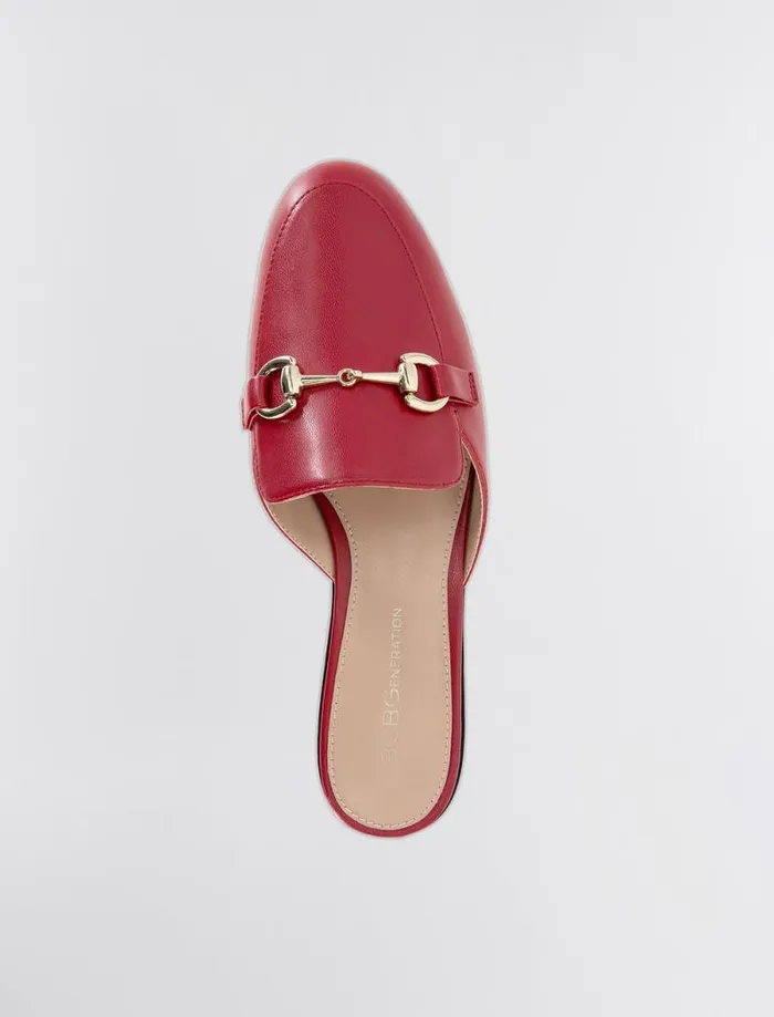 Women BCBG Shoes Zorie Loafer Mule Lipstick Women BCBG Shoes Zorie Loafer Mule Lipstick