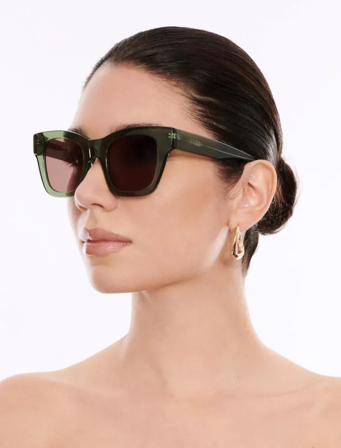 Women BCBG Sunglasses Modern Muse Square Sunglasses Sage