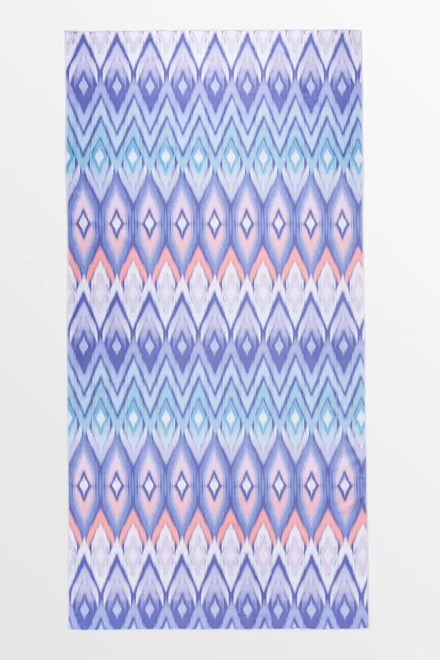 Women Beach Blankets Cupshe Blue Charm Geo Print Beach Blanket Multicolor