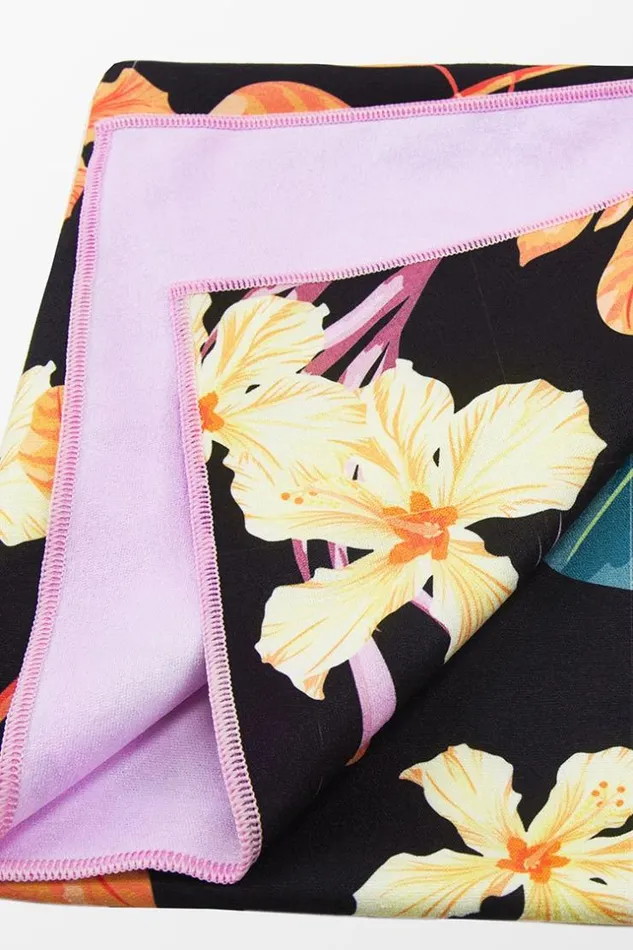 Women Beach Blankets Cupshe Midnight Tropic Floral Beach Blanket Multicolor