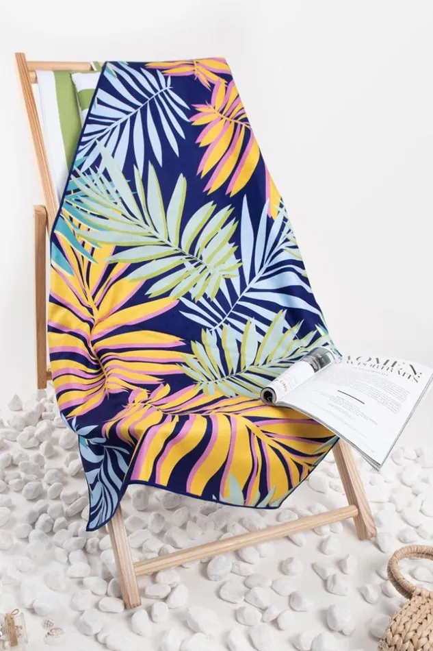 Women Beach Blankets Cupshe Serene Leafy Beach Blanket Multicolor