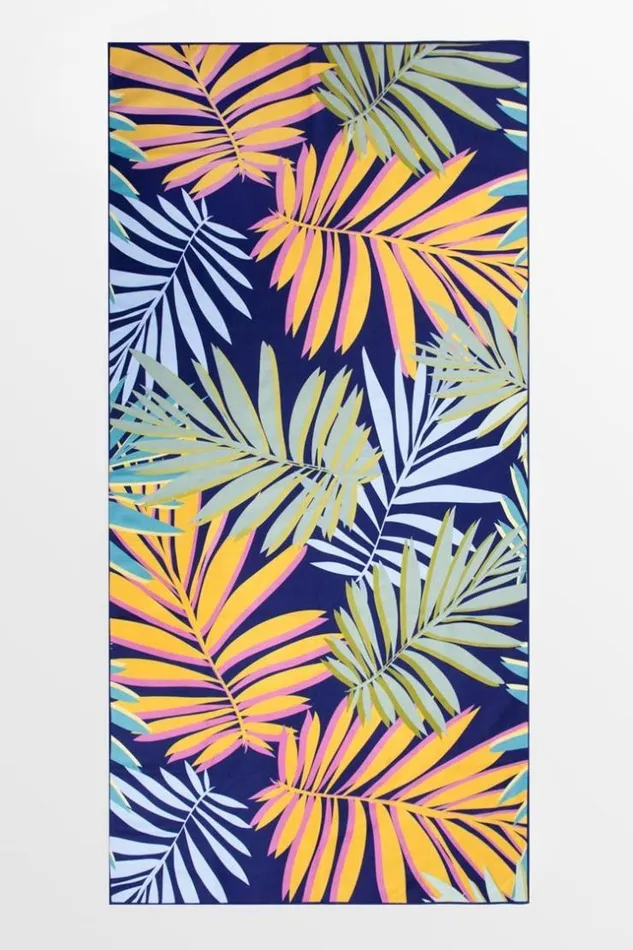 Women Beach Blankets Cupshe Serene Leafy Beach Blanket Multicolor