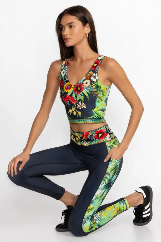 Women Bee Active Legging With Pockets Tigres Johnny Was Active Women Bee Active Legging With Pockets Tigres Johnny Was Active