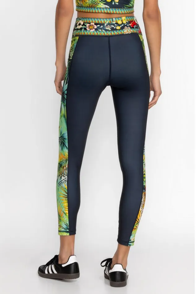 Women Bee Active Legging With Pockets Tigres Johnny Was Active Women Bee Active Legging With Pockets Tigres Johnny Was Active