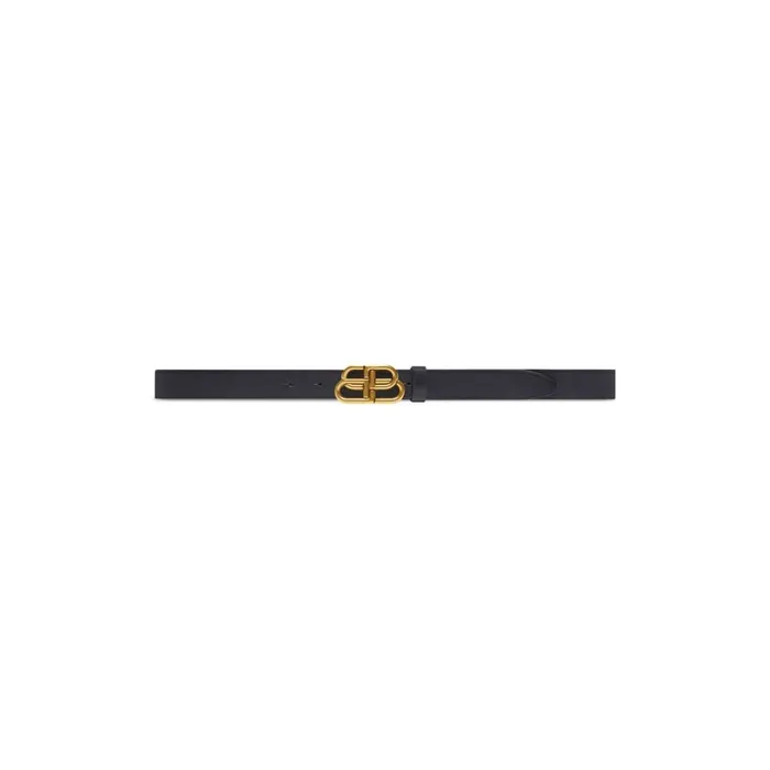 Women Belts Balenciaga Bb Thin Belt In Black
