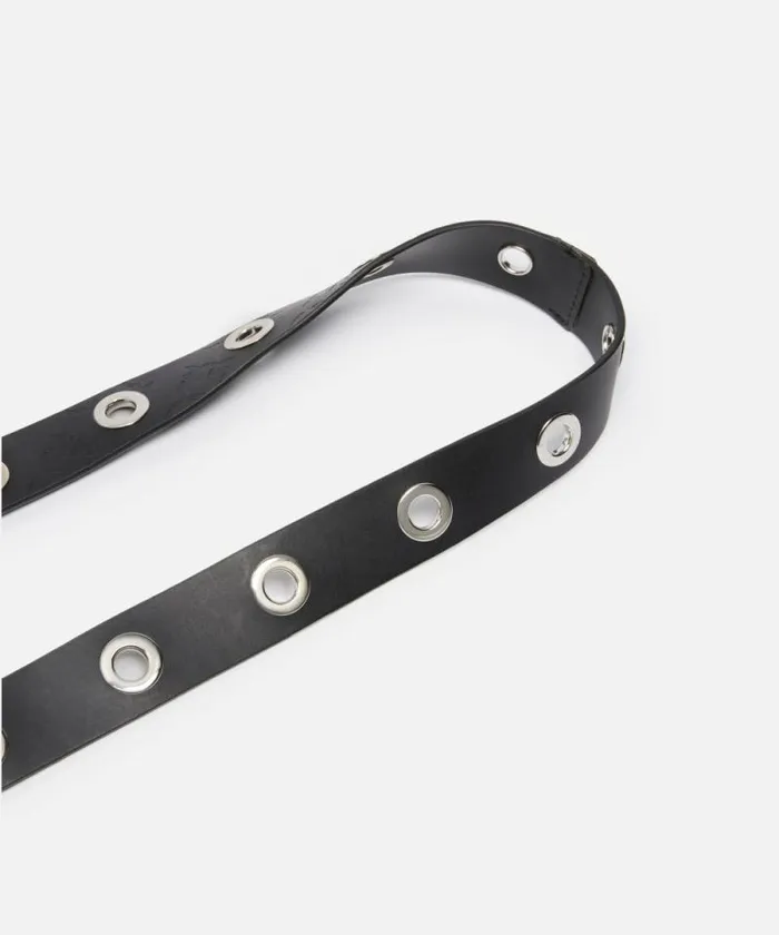 Women Belts Pinko Monogramprint Belt With Eyelets 3cm Limo Blackshiny Nickel Women Belts Pinko Monogramprint Belt With Eyelets 3cm Limo Blackshiny Nickel