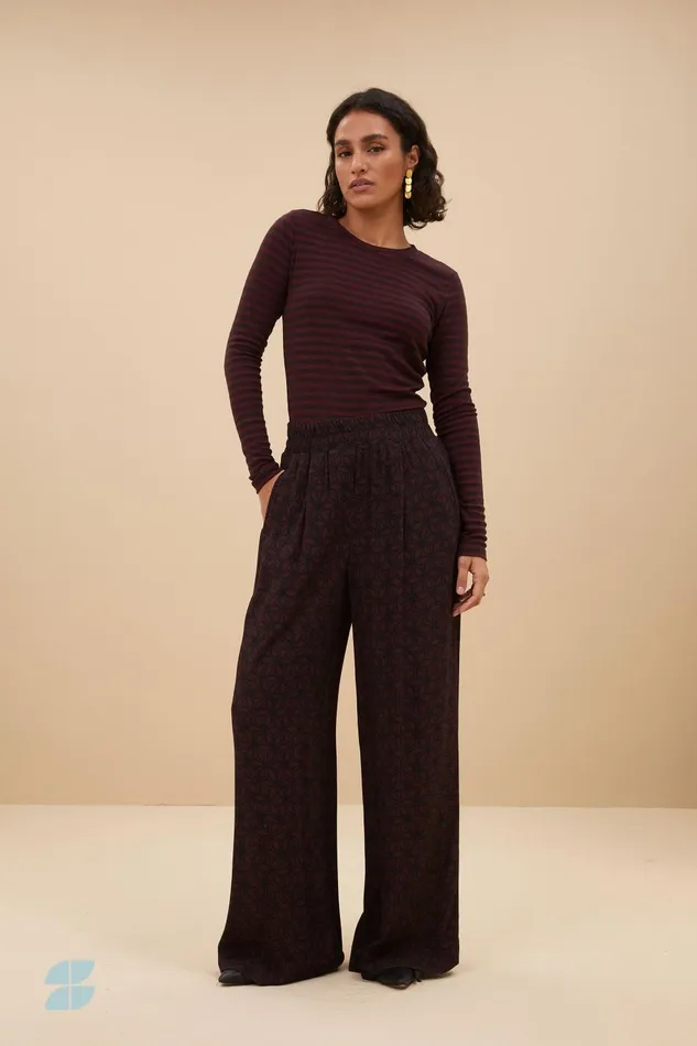 Women Benji Contiki Pants Contiki Print Bybar Trousers Women Benji Contiki Pants Contiki Print Bybar Trousers