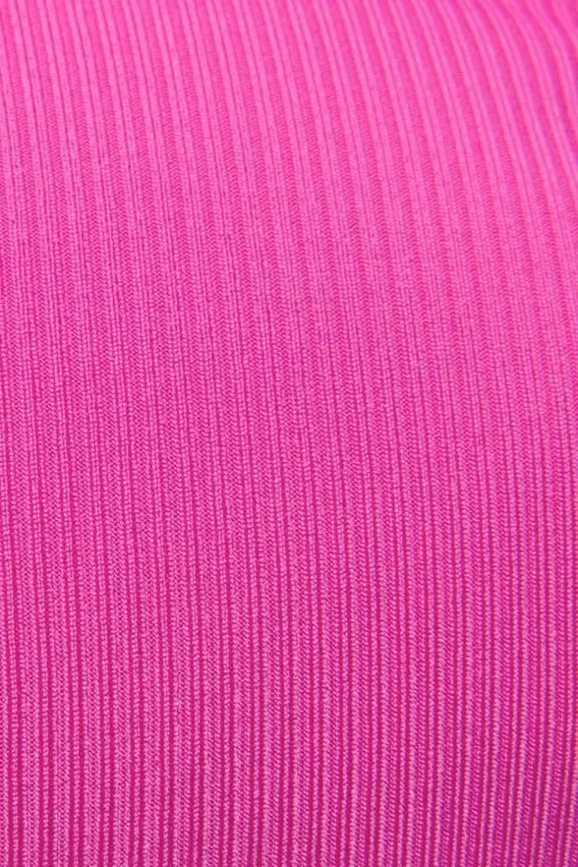 Women Bikini Sets Cupshe Dasia Pink Oring Back Tie Ruched Bikini Pink