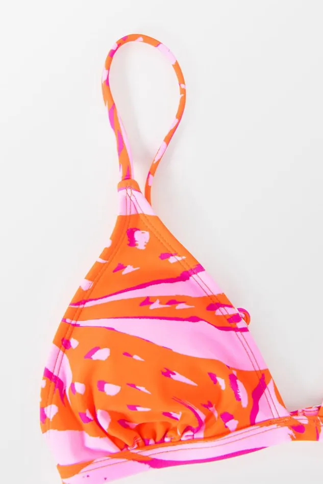 Women Bikini Sets Cupshe Street Art Triangle Adjustable Straps Bikini Set Multicolor