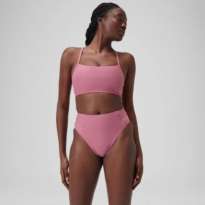 Women Bikinis and Tankinis Speedo Women039s Solid High Waisted Bikini Bottom Pink Women Bikinis and Tankinis Speedo Women039s Solid High Waisted Bikini Bottom Pink