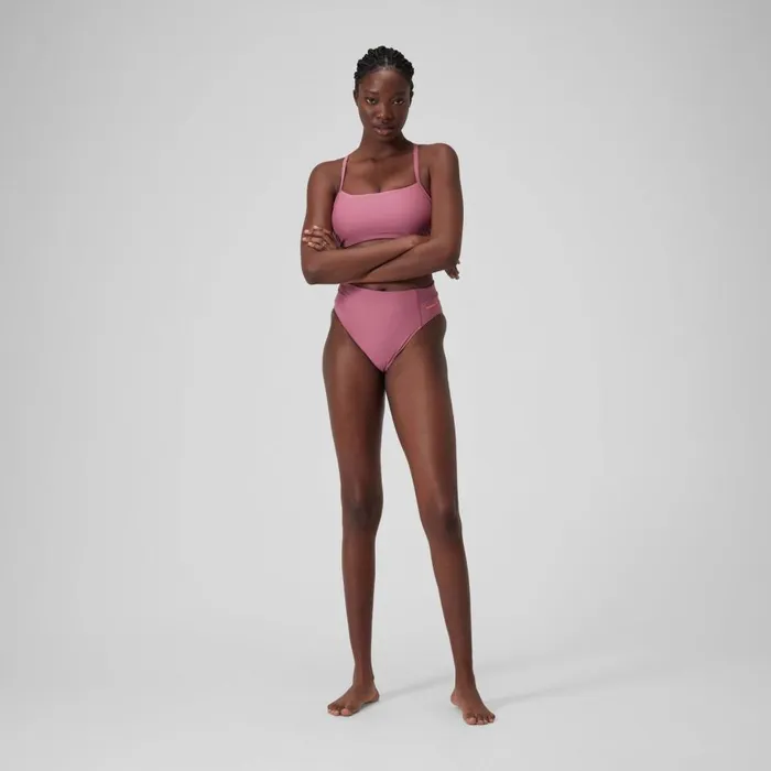 Women Bikinis and Tankinis Speedo Women039s Solid High Waisted Bikini Bottom Pink Women Bikinis and Tankinis Speedo Women039s Solid High Waisted Bikini Bottom Pink