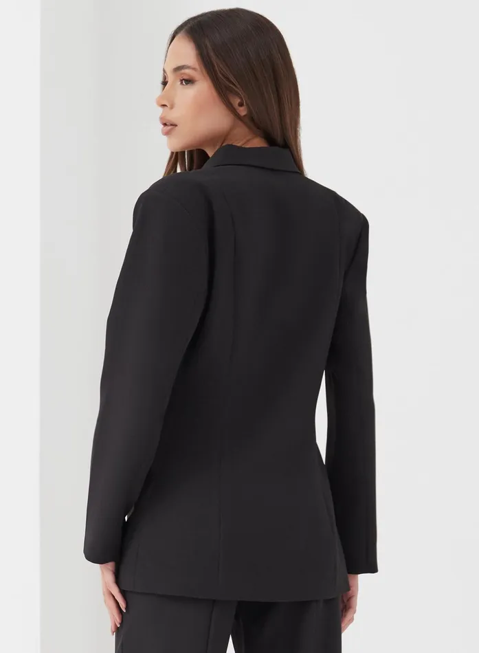Women Black Double Breasted Blazer 8211 Aster 4th and Reckless Blazers