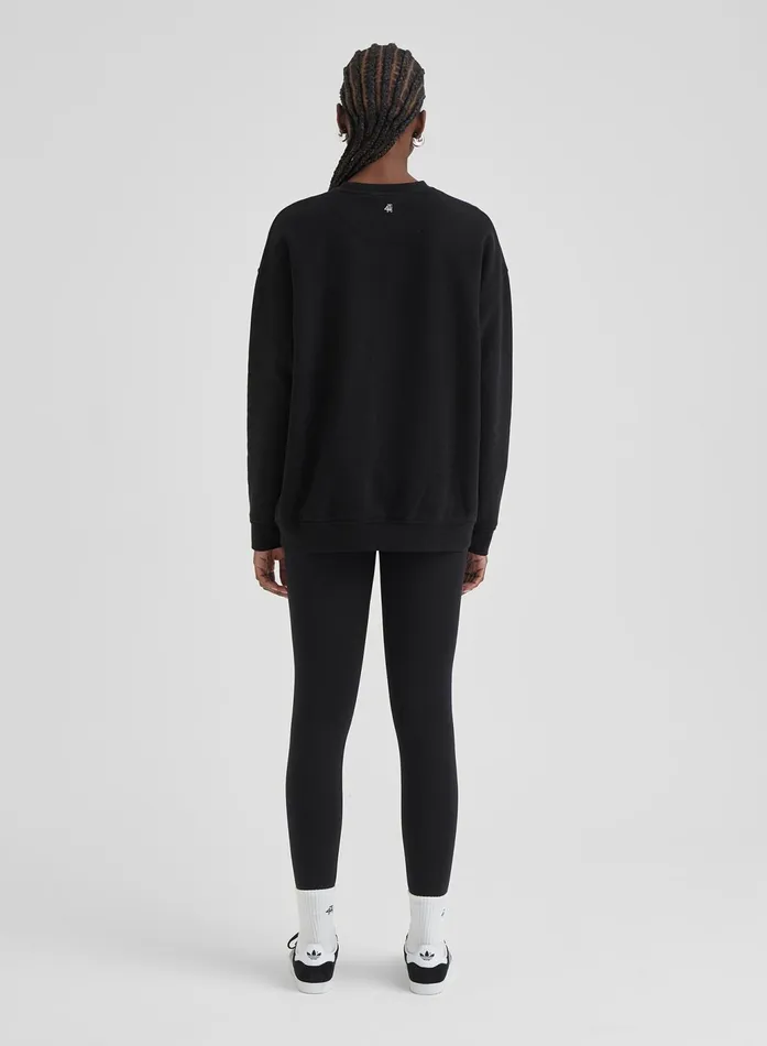 Women Black Elasticated Waist Legging Amber 4th and Reckless Pants