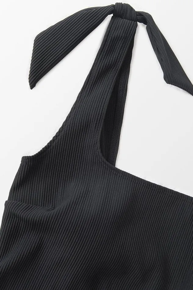 Women Bodysuits Cupshe Brianna Bowknot Bodysuit Black
